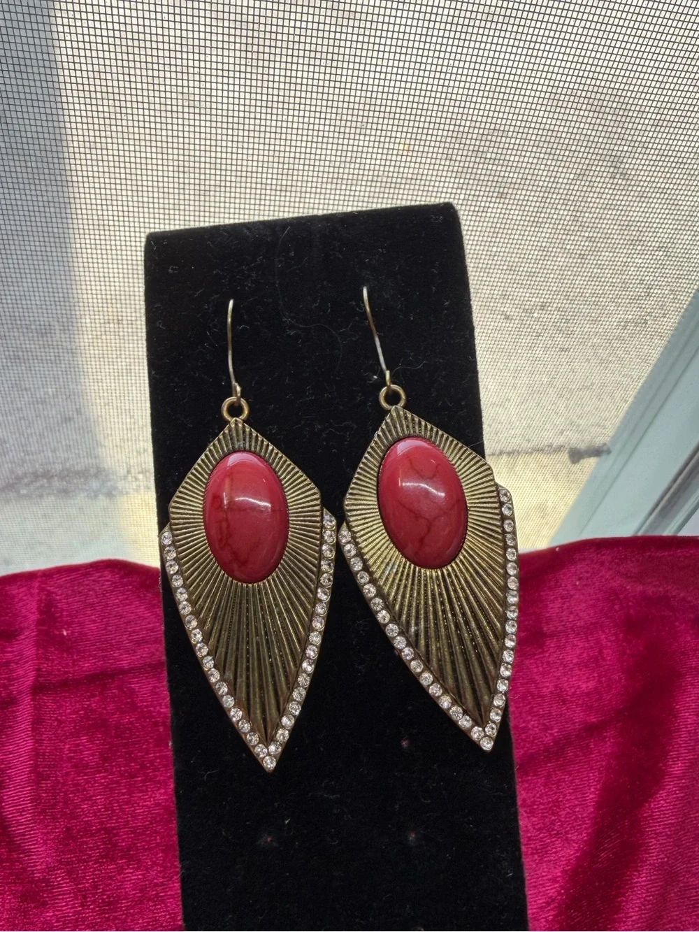 Spectacular Geometric drop earrings